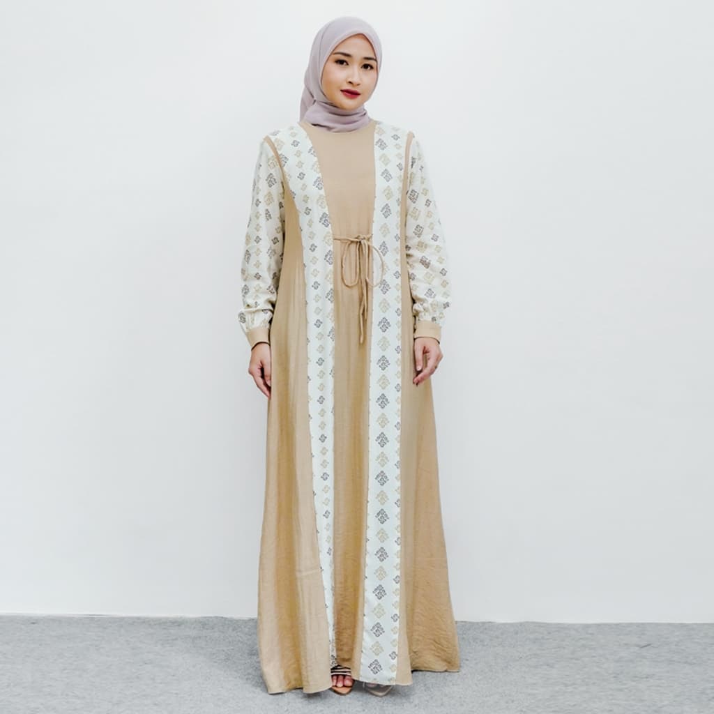 Qoni | Ld. Asmira | Dress Dailylook | Simpel | Mewah | Elagant | Dress Motif Terbaru 5