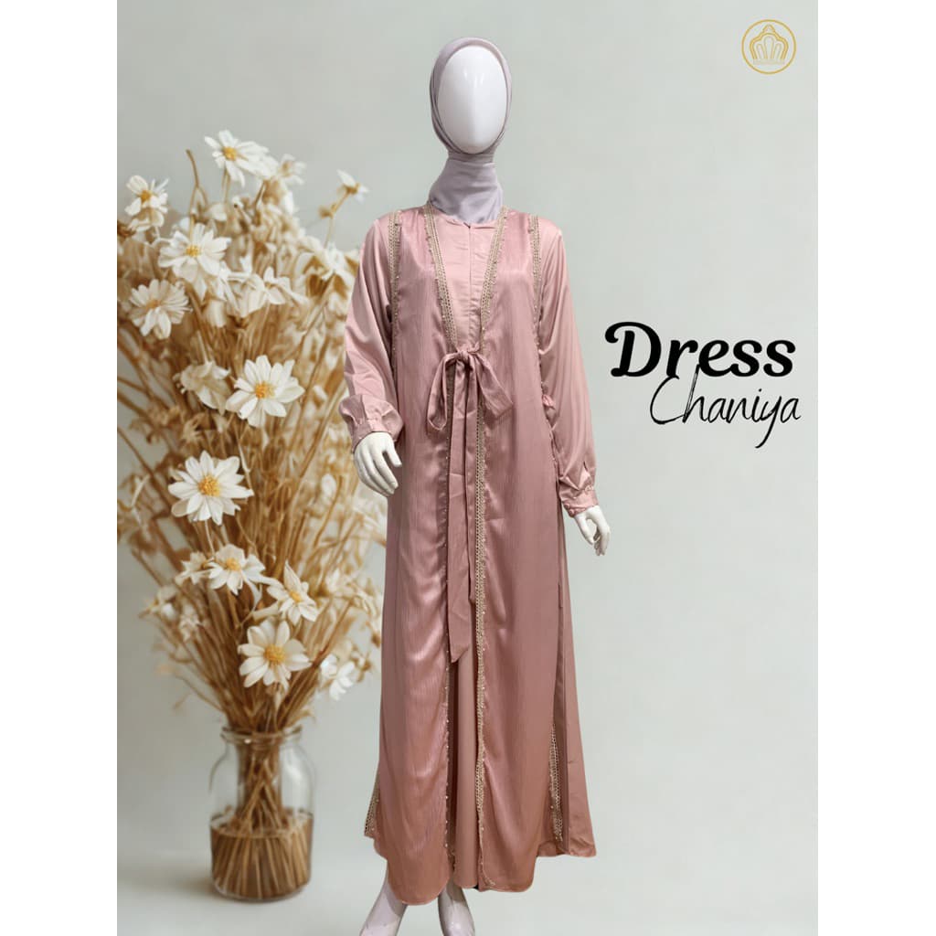 Qoni | Ld. Chaniya | Gaun Dailylook Premium | Gaun Busui | Gaun Payet | Elegan | Mewah