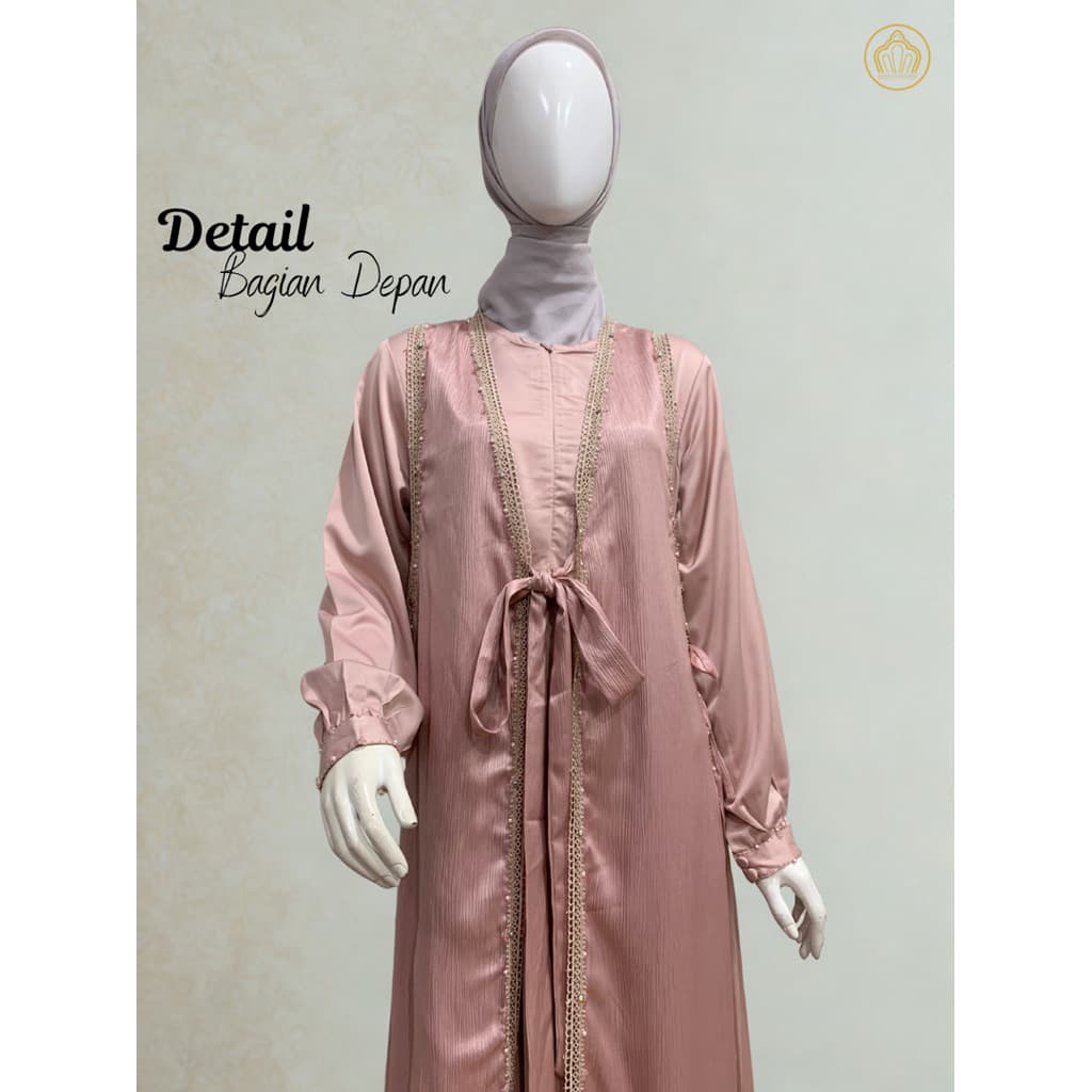 Qoni | Ld. Chaniya | Gaun Dailylook Premium | Gaun Busui | Gaun Payet | Elegan | Mewah 2