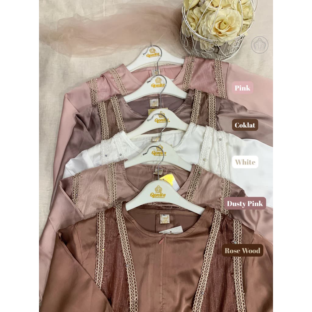 Qoni | Ld. Chaniya | Gaun Dailylook Premium | Gaun Busui | Gaun Payet | Elegan | Mewah 5