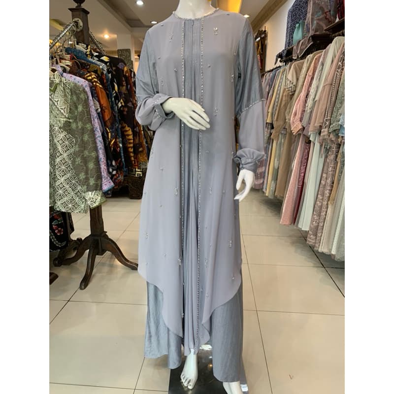 Qoni | Ld. Chantya | Gaun Daily Look Premium | Gaun Simpel dan Elegant | Gaun Berpayet | Gaun Busui