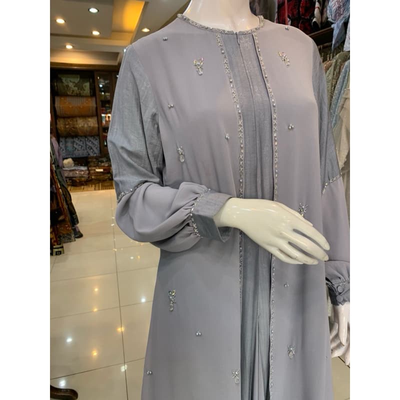Qoni | Ld. Chantya | Gaun Daily Look Premium | Gaun Simpel dan Elegant | Gaun Berpayet | Gaun Busui 3