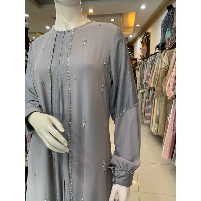 Qoni | Ld. Chantya | Gaun Daily Look Premium | Gaun Simpel dan Elegant | Gaun Berpayet | Gaun Busui 4