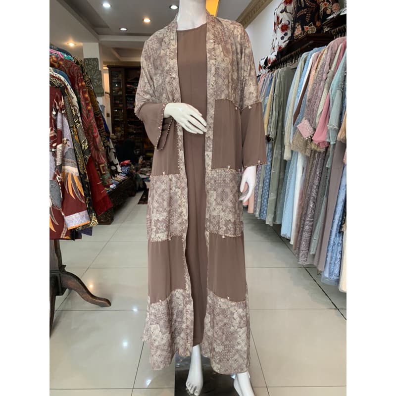 Qoni | Ld. Jinni | Gaun Dailylook | Gaun Inner outer terpisah | Gaun Berpayet | Gaun simpel dan elegan
