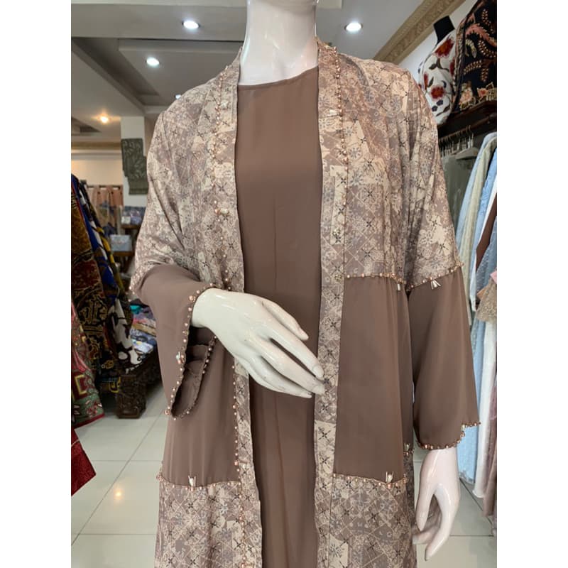 Qoni | Ld. Jinni | Gaun Dailylook | Gaun Inner outer terpisah | Gaun Berpayet | Gaun simpel dan elegan 2