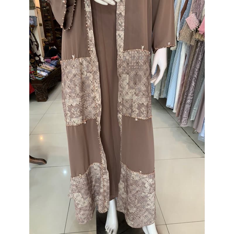 Qoni | Ld. Jinni | Gaun Dailylook | Gaun Inner outer terpisah | Gaun Berpayet | Gaun simpel dan elegan 5