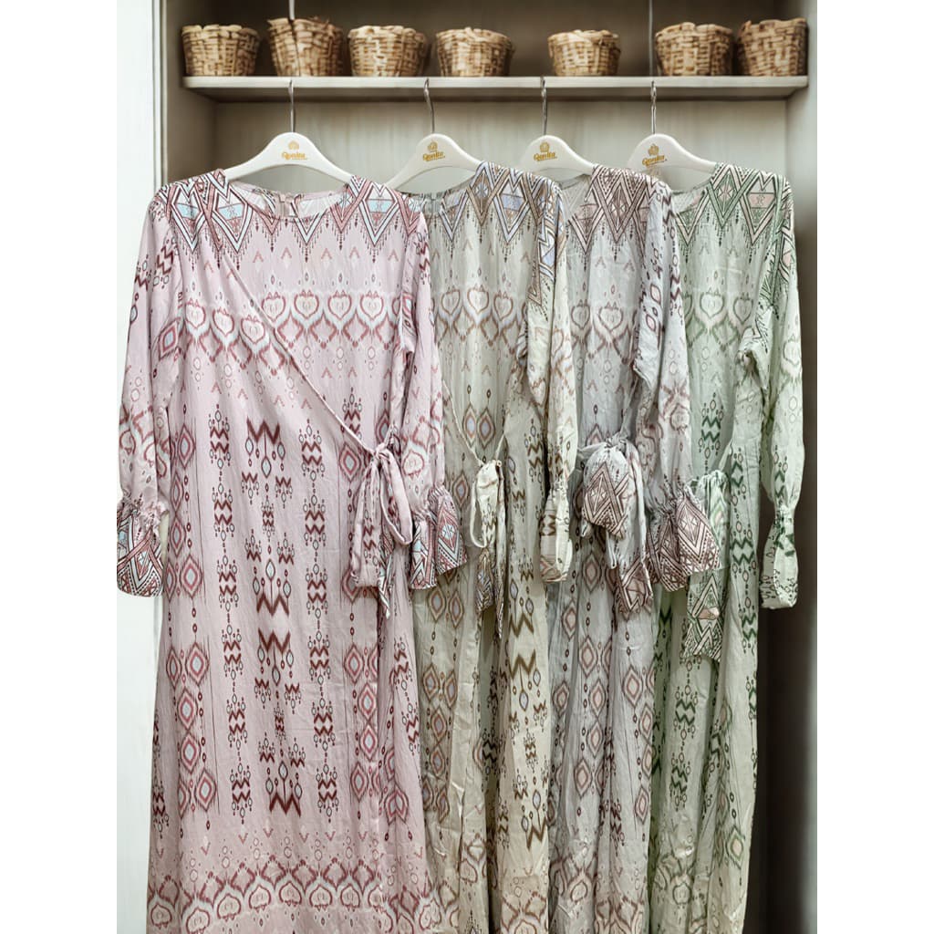 Qoni | Ld. Kayana | Dress Dailylook Premium | Dress simpel dan elegan | Dress motif