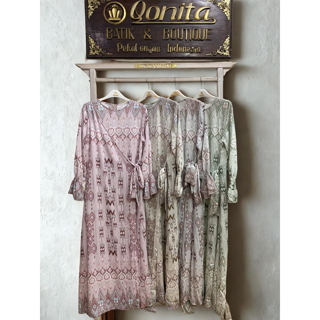 Qoni | Ld. Kayana | Dress Dailylook Premium | Dress simpel dan elegan | Dress motif 2