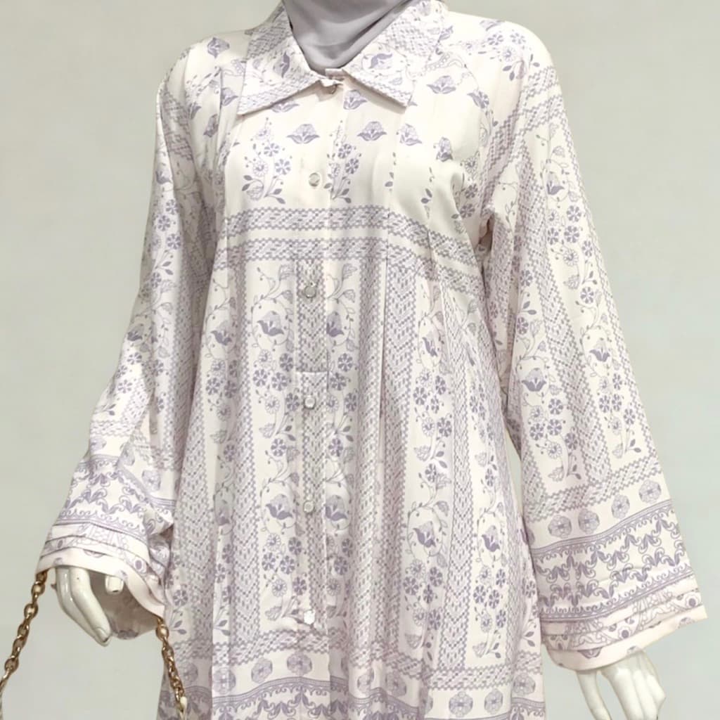 Qoni | Ld. Marina | Dress Daily Look Premium | Dress Bermotif Premium | Look Simple dan Elegan 2