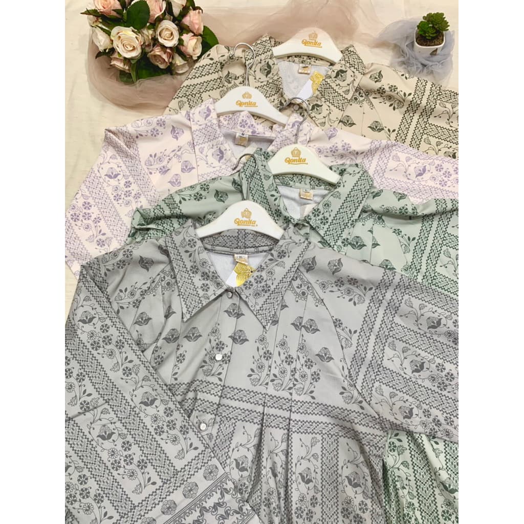 Qoni | Ld. Marina | Dress Daily Look Premium | Dress Bermotif Premium | Look Simple dan Elegan 3