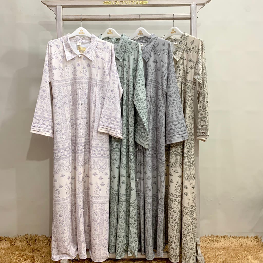 Qoni | Ld. Marina | Dress Daily Look Premium | Dress Bermotif Premium | Look Simple dan Elegan 4