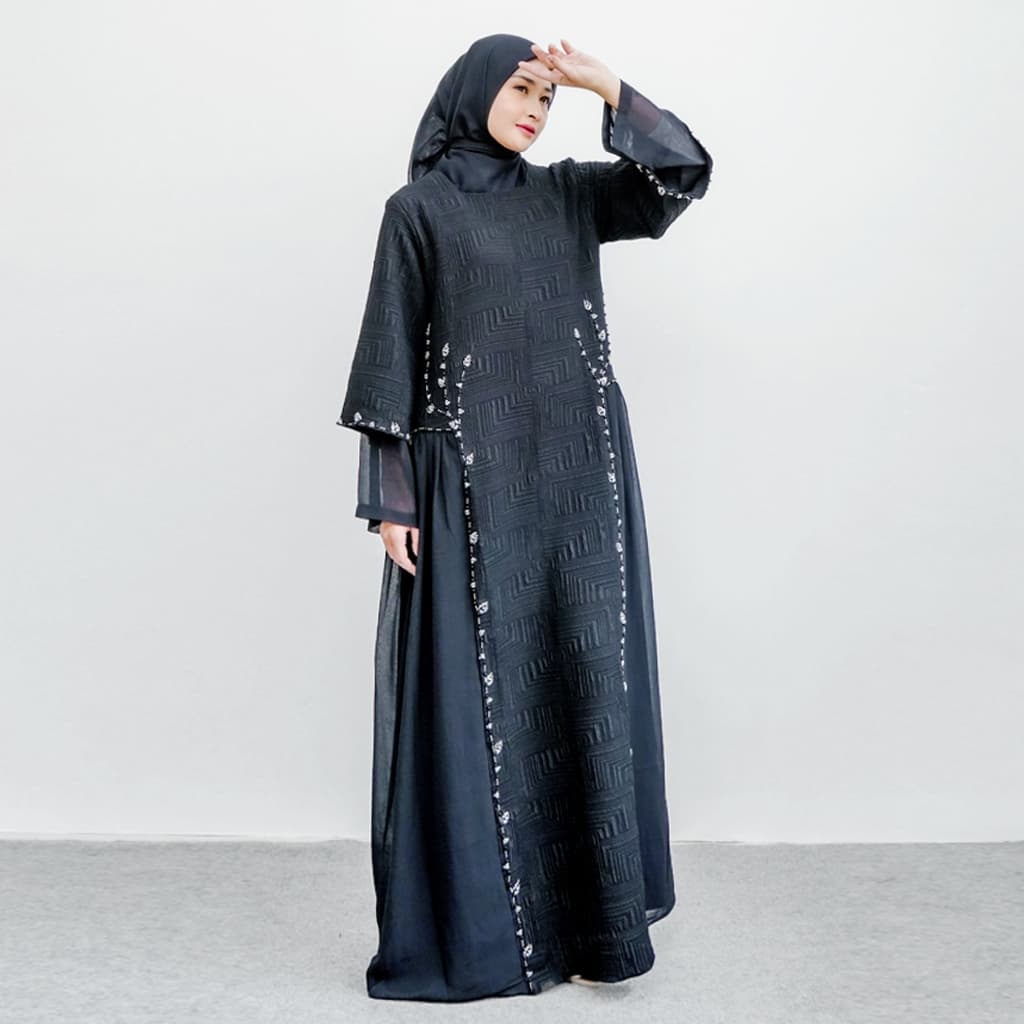 Qoni | Ld Mellsha | Dress Mewah Payet Elegant