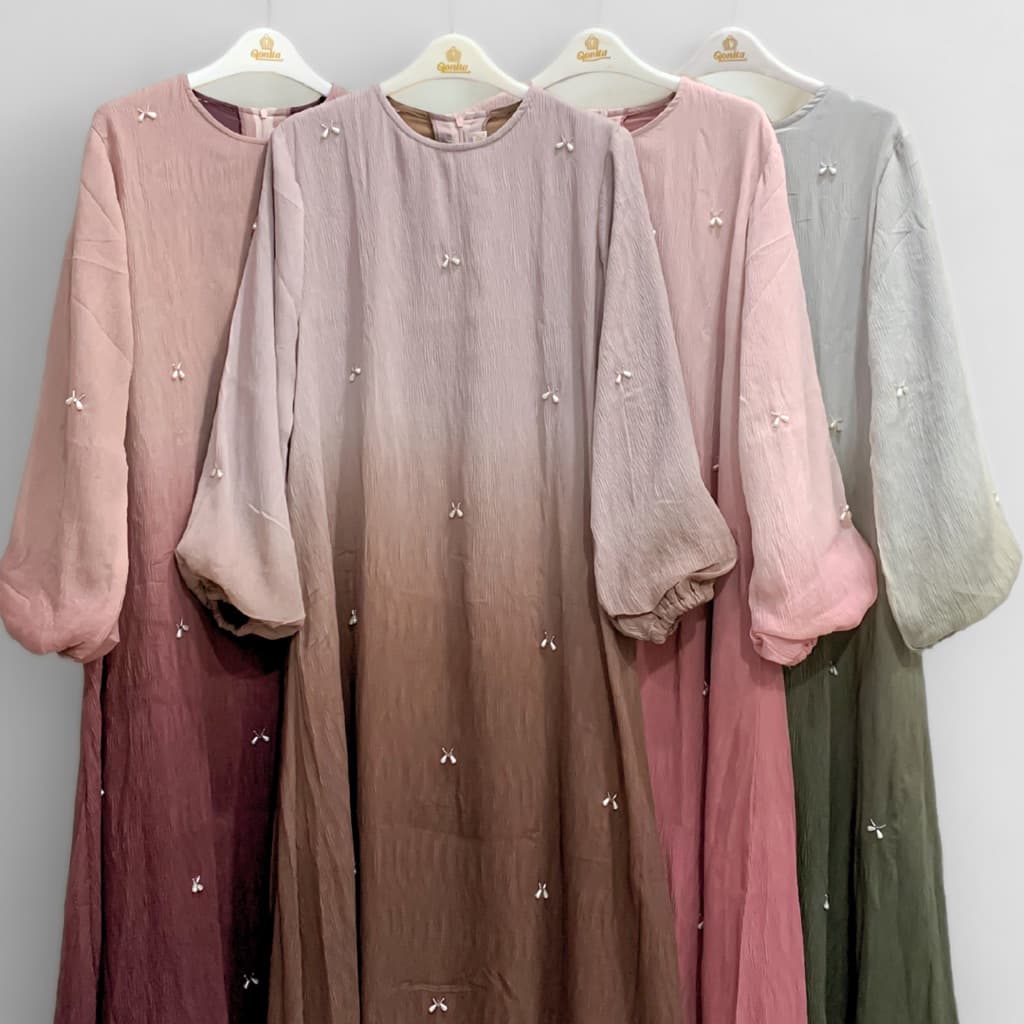 Qoni | Ld. Mutia | Dress Daily Look Premium | Dress Bermotif Premium | Look Simple dan Elegan 2