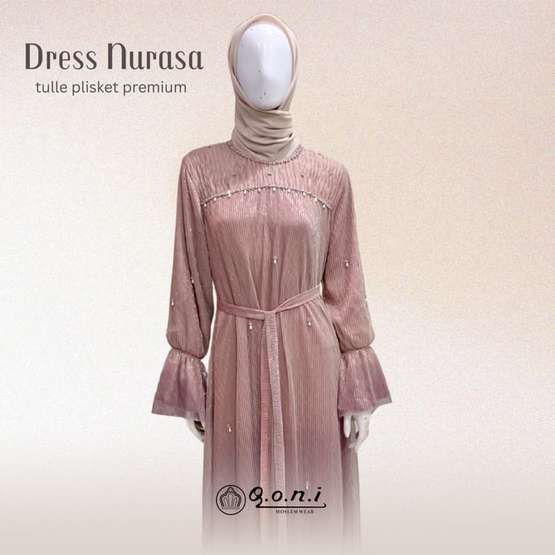 Qoni | Ld. Nazura | Gaun Pesta Premium | Gaun Berpayet Full Premium | Gaun Mewah dan Elegan
