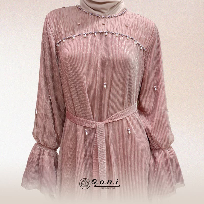 Qoni | Ld. Nazura | Gaun Pesta Premium | Gaun Berpayet Full Premium | Gaun Mewah dan Elegan 2