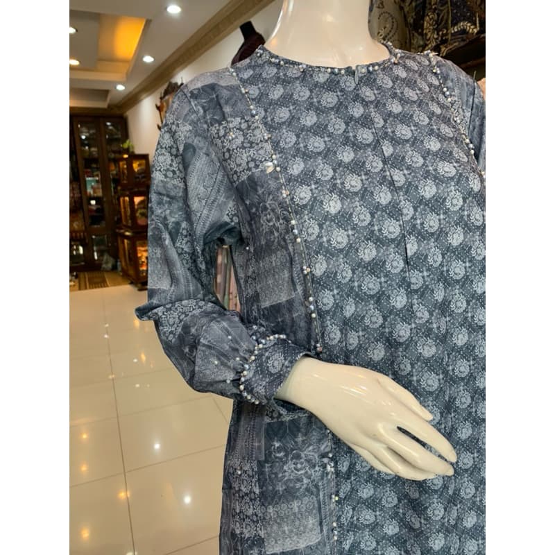 Qoni | Ld. Nazwa | Gaun Daily Look Premium | Gaun Simpel dan Elegant | Gaun Full Motif | Gaun Berpayet | Gaun Busui 3
