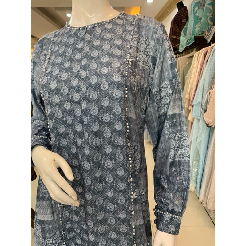 Qoni | Ld. Nazwa | Gaun Daily Look Premium | Gaun Simpel dan Elegant | Gaun Full Motif | Gaun Berpayet | Gaun Busui 4