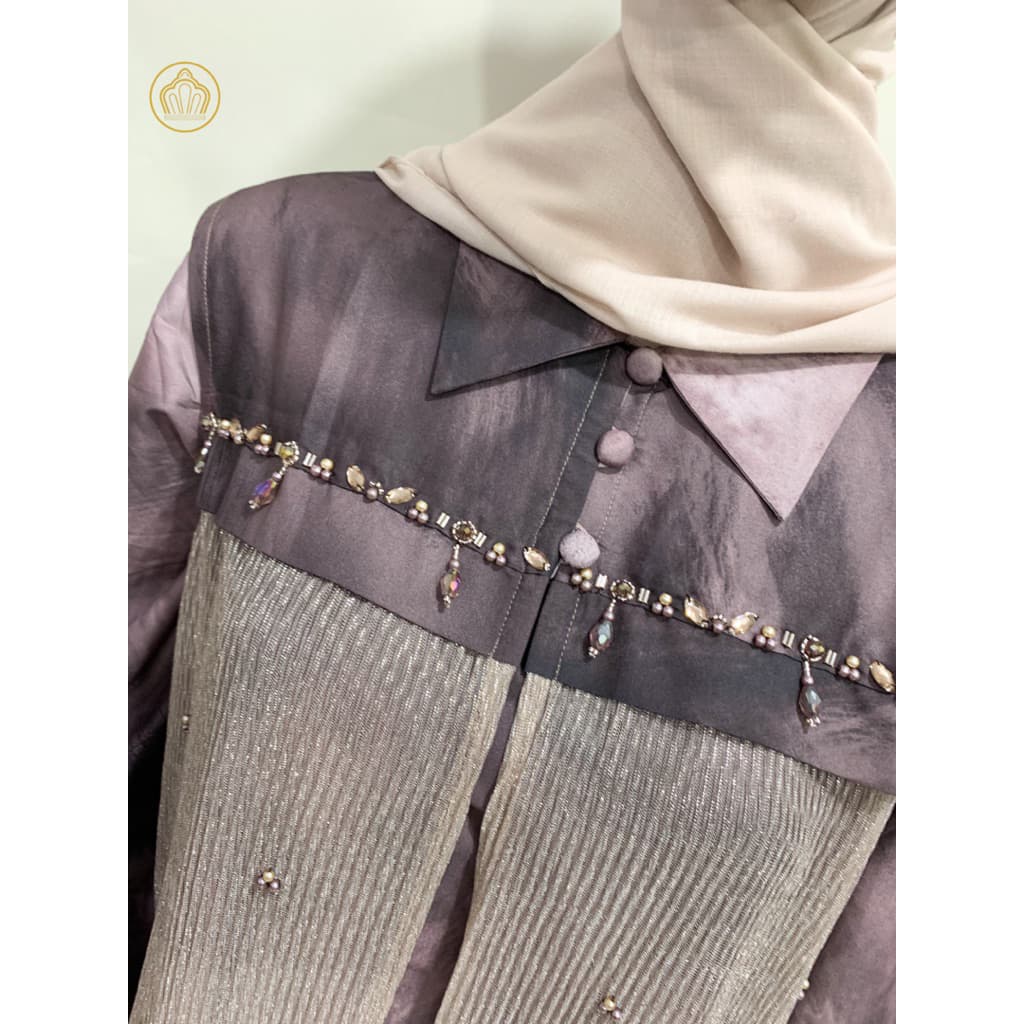 Qoni | Ld. Outer Paula | Drees simpel | Dress payet | Mewah | Elegan | Drees pesta 2
