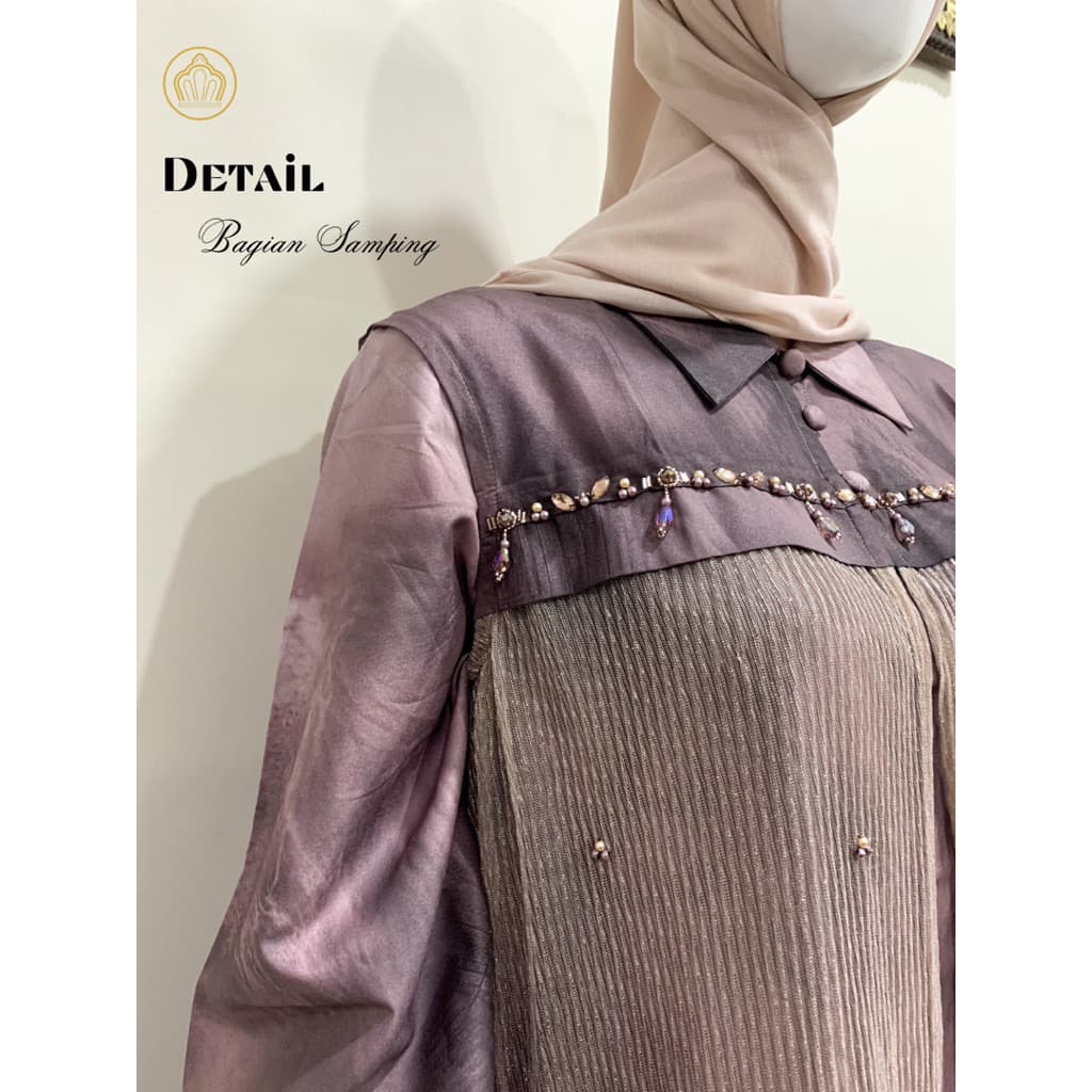Qoni | Ld. Outer Paula | Drees simpel | Dress payet | Mewah | Elegan | Drees pesta 3
