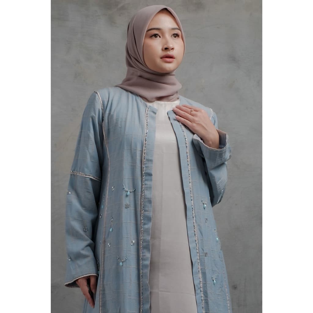 Qoni | Ld. Outer Saniya | Dress Simpel | Dress Payet | Elegan | Mewah | Dress Daily 3