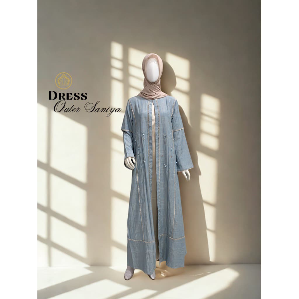 Qoni | Ld. Outer Saniya | Dress Simpel | Dress Payet | Elegan | Mewah | Dress Daily 6