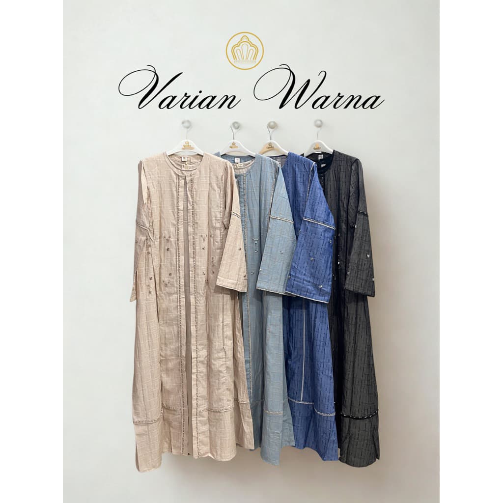 Qoni | Ld. Outer Saniya | Dress Simpel | Dress Payet | Elegan | Mewah | Dress Daily 9