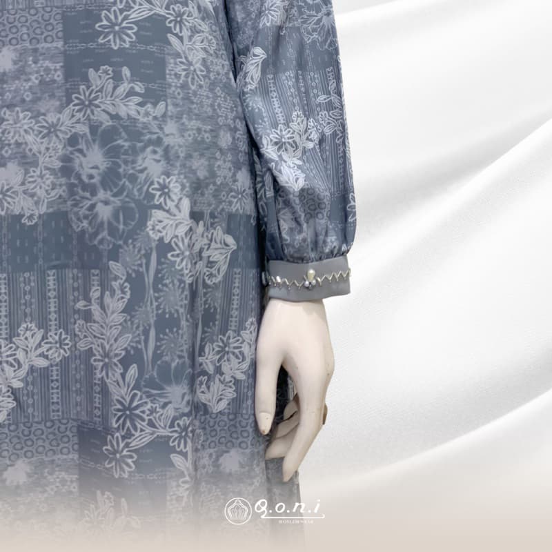 Qoni | Ld. Sahira | Dress Daily Look Premium | Dress Bermotif Premium | Dress Berpayet Premium | Look Simple dan Elegan 2