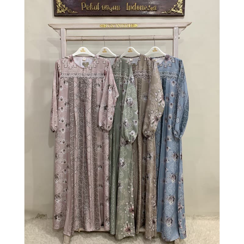 Qoni | Ld. Sharefah | Gaun dailylook premium | Gaun busui | Gaun simpel | Gaun elegan
