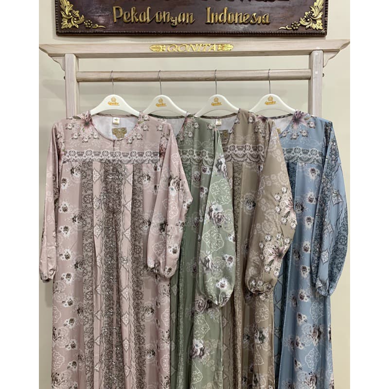 Qoni | Ld. Sharefah | Gaun dailylook premium | Gaun busui | Gaun simpel | Gaun elegan 2