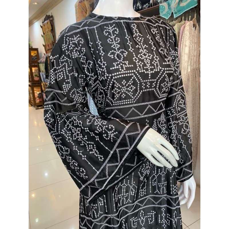 Qoni | Ld. Tanazela | Gaun Daily Look Premium | Motif Bordir | Simpel dan Elegant 3