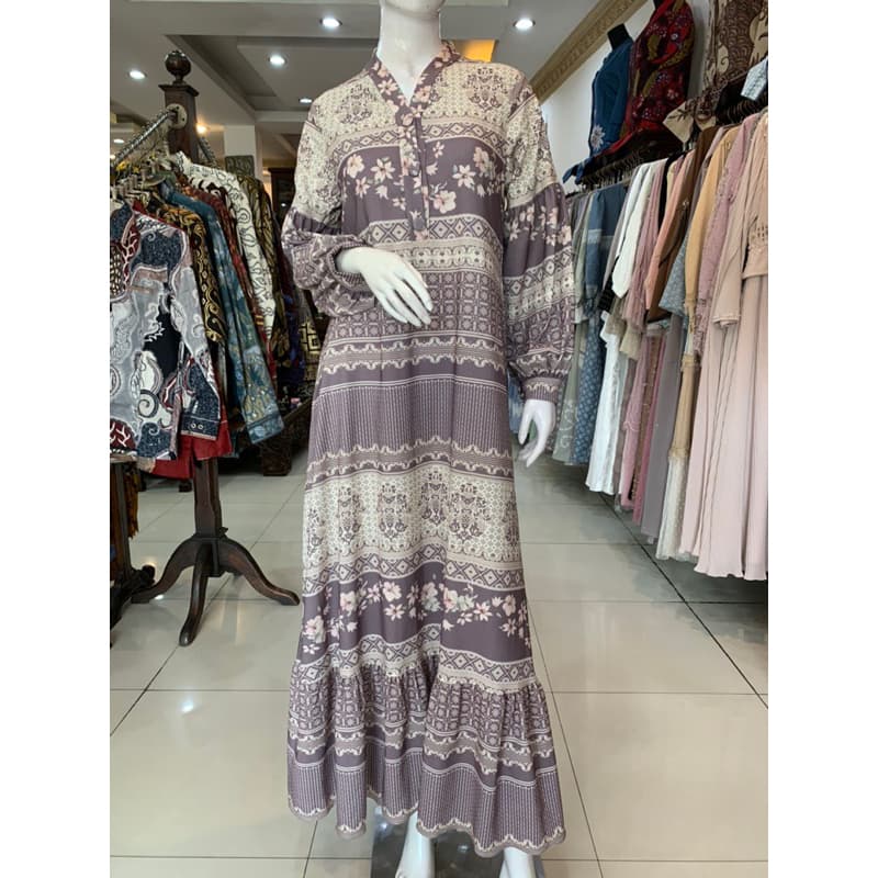 Qoni | Ld. Valeria | Gaun Daily | Gaun Premium | Gaun simpel dan elegant | Gaun Busui
