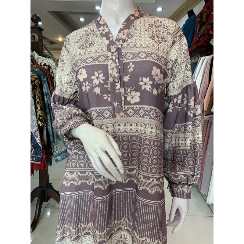 Qoni | Ld. Valeria | Gaun Daily | Gaun Premium | Gaun simpel dan elegant | Gaun Busui 2