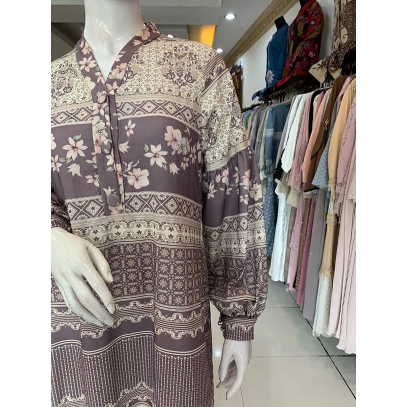 Qoni | Ld. Valeria | Gaun Daily | Gaun Premium | Gaun simpel dan elegant | Gaun Busui 4