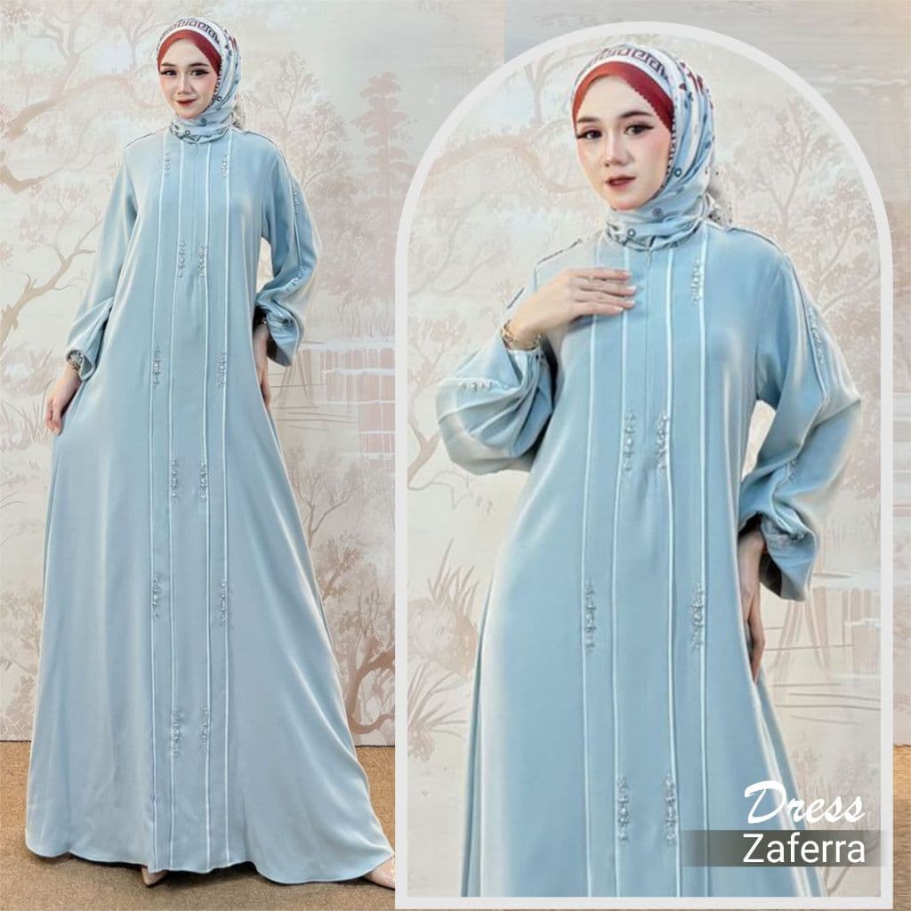 Qoni | Ld. Zafeera Abaya Payet Busui Friendly Model Terbaru