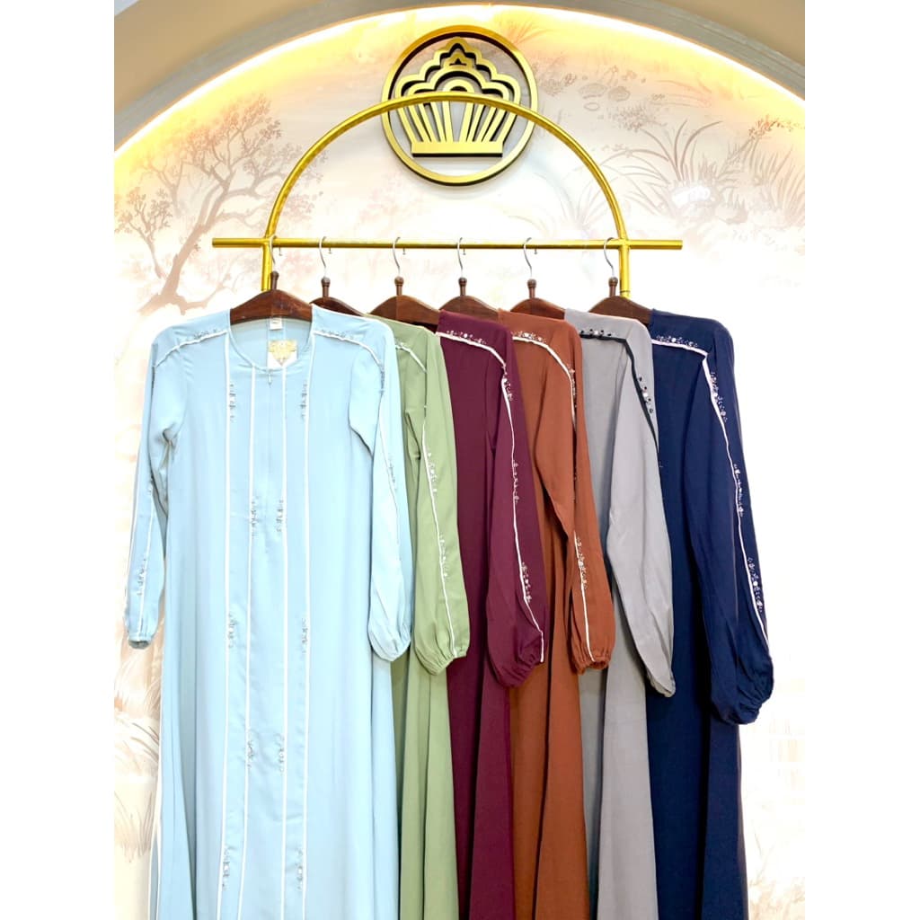 Qoni | Ld. Zafeera Abaya Payet Busui Friendly Model Terbaru 8