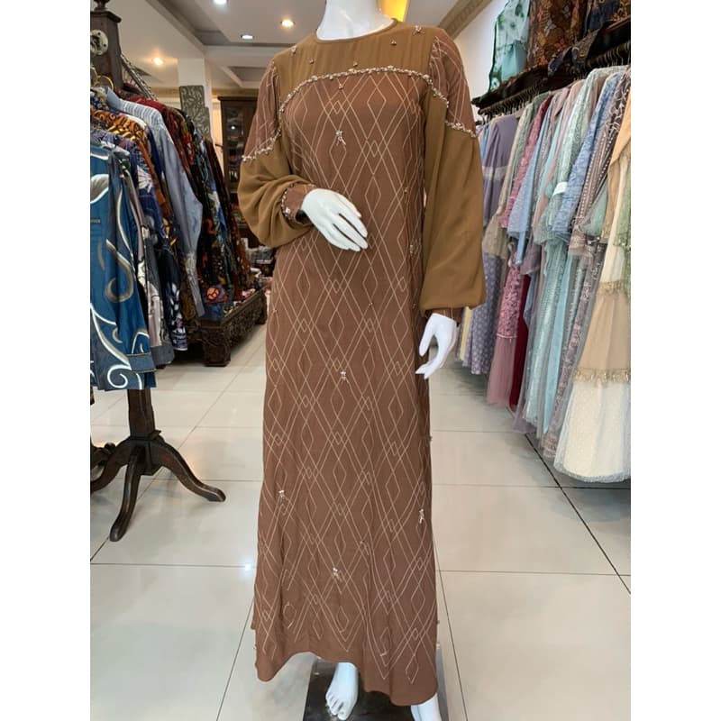 Qoni | Ld. Zafiana | Dress Polos Berpayet