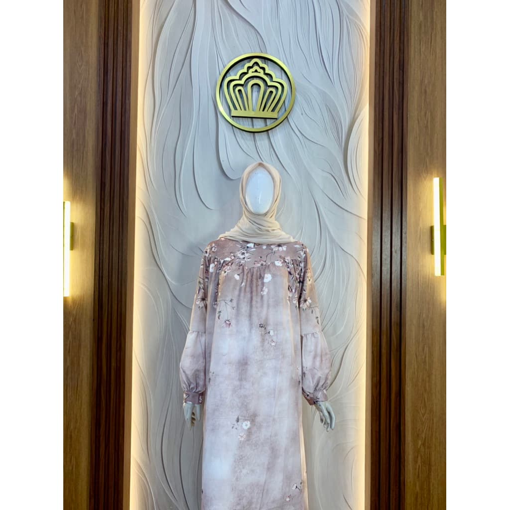 Qoni | Longdress Celine | Gaun Silk | Gaun Simple | Daily Look | Gaun Elegan | Gaun Premium 3