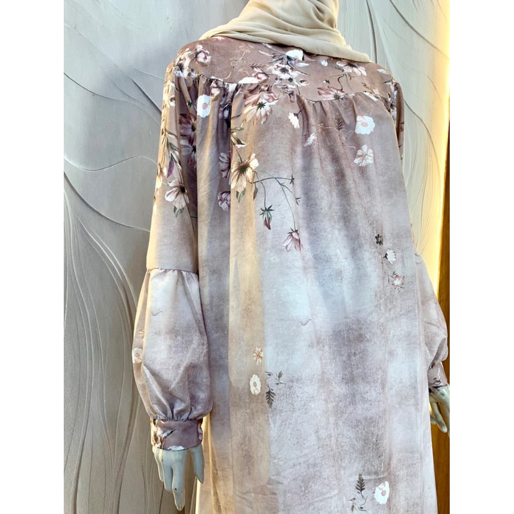Qoni | Longdress Celine | Gaun Silk | Gaun Simple | Daily Look | Gaun Elegan | Gaun Premium 4