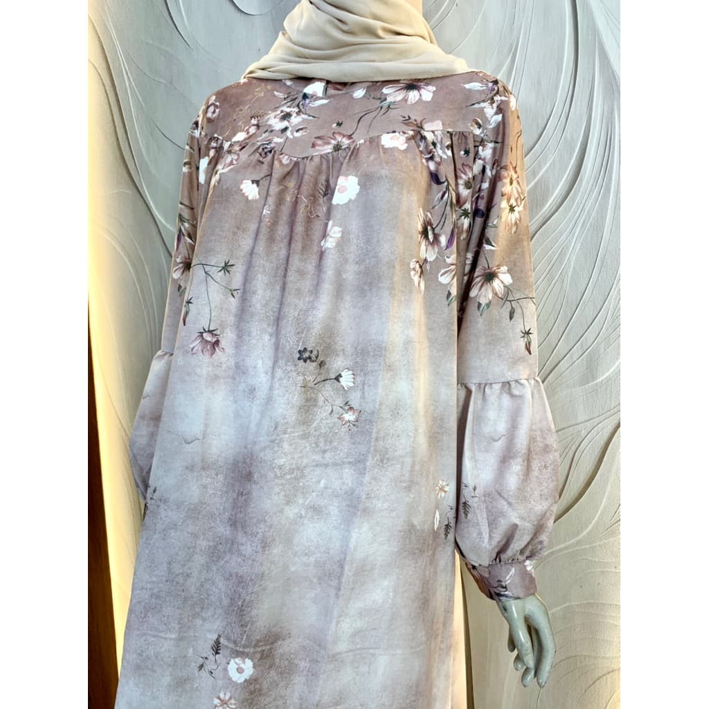 Qoni | Longdress Celine | Gaun Silk | Gaun Simple | Daily Look | Gaun Elegan | Gaun Premium 5