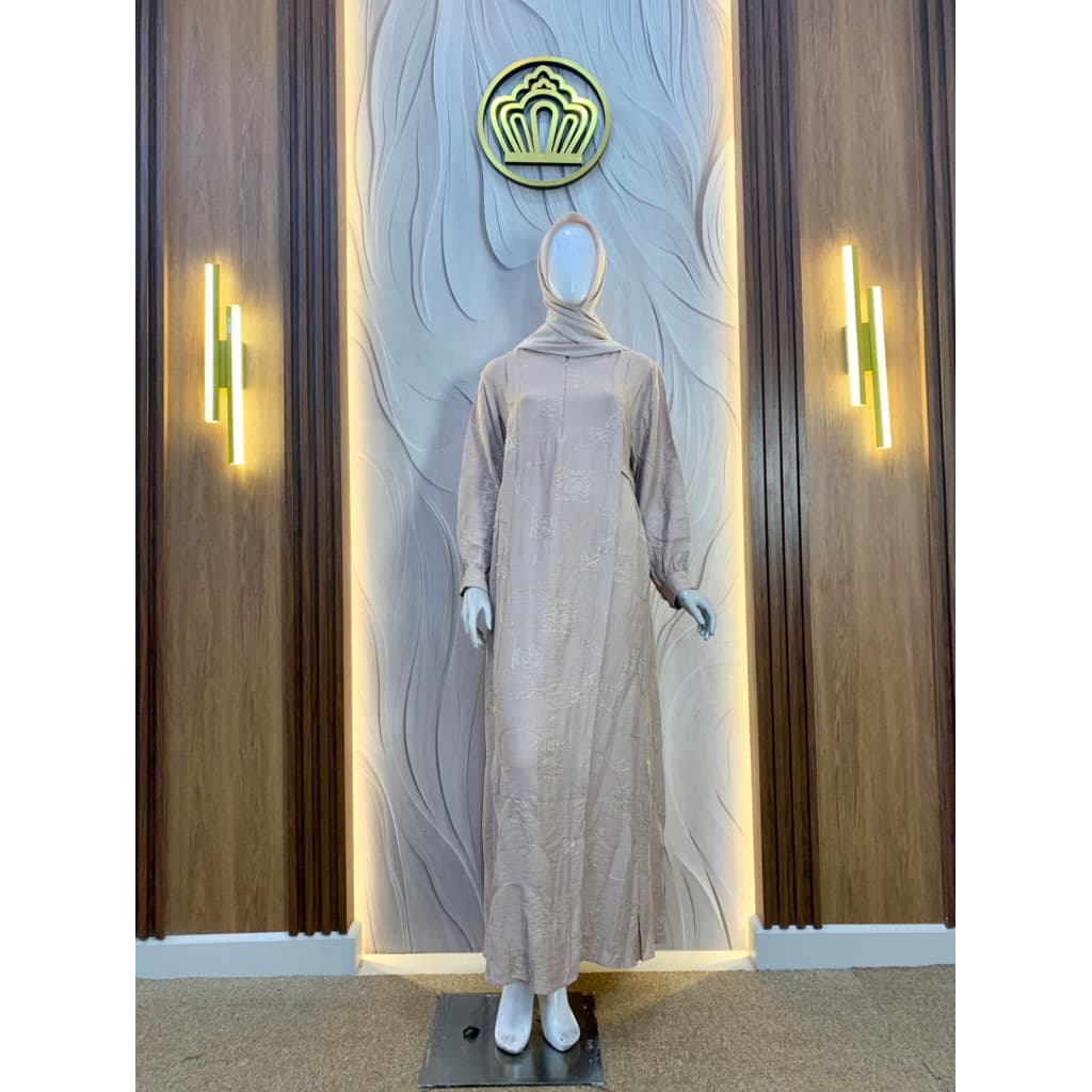 Qoni | Longdress Eluna | Gaun Katun | Gaun Simple | Daily Look | Gaun Elegan | Gaun Premium