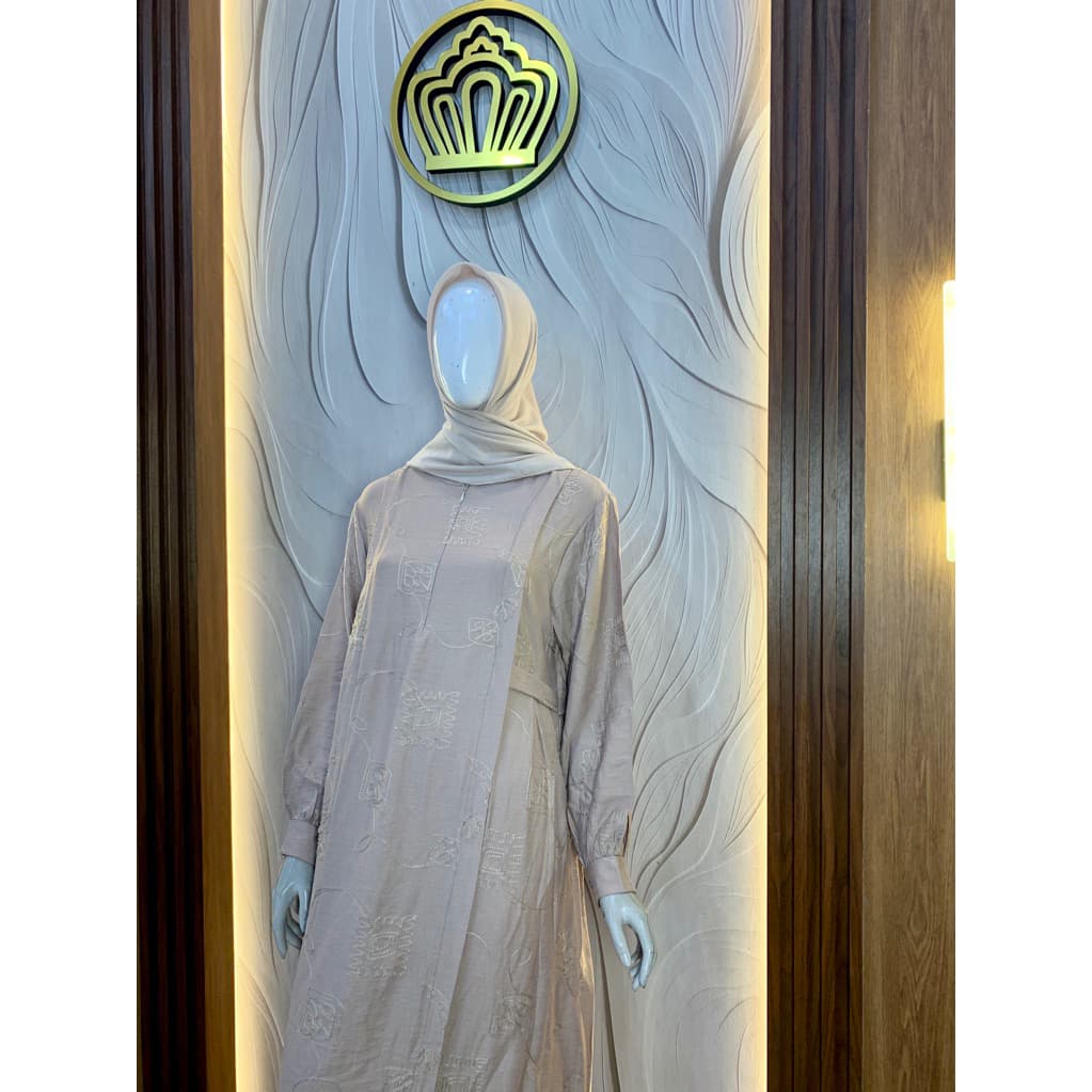 Qoni | Longdress Eluna | Gaun Katun | Gaun Simple | Daily Look | Gaun Elegan | Gaun Premium 3