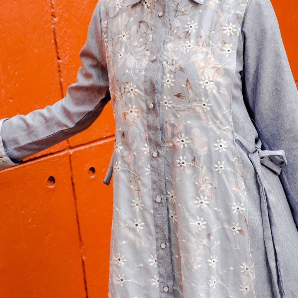 Qoni | LongDress Fesya | Desain Elegan | Cantik 5