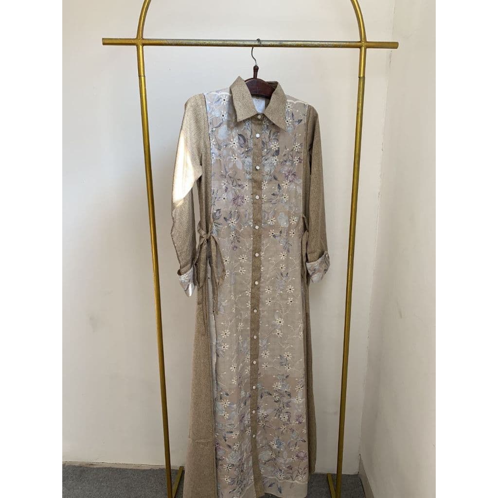 Qoni | LongDress Fesya | Desain Elegan | Cantik 7