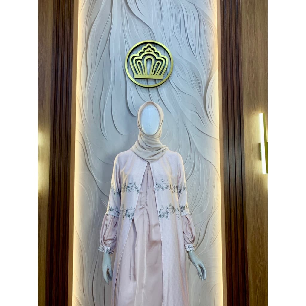 Qoni | Longdress Silk Mareena | Gaun Silk | Gaun Simple | Daily Look | Gaun Elegan | Gaun Premium