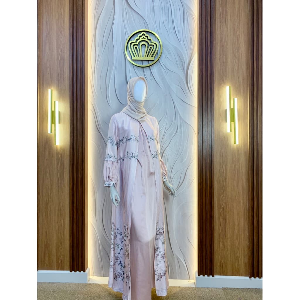 Qoni | Longdress Silk Mareena | Gaun Silk | Gaun Simple | Daily Look | Gaun Elegan | Gaun Premium 6