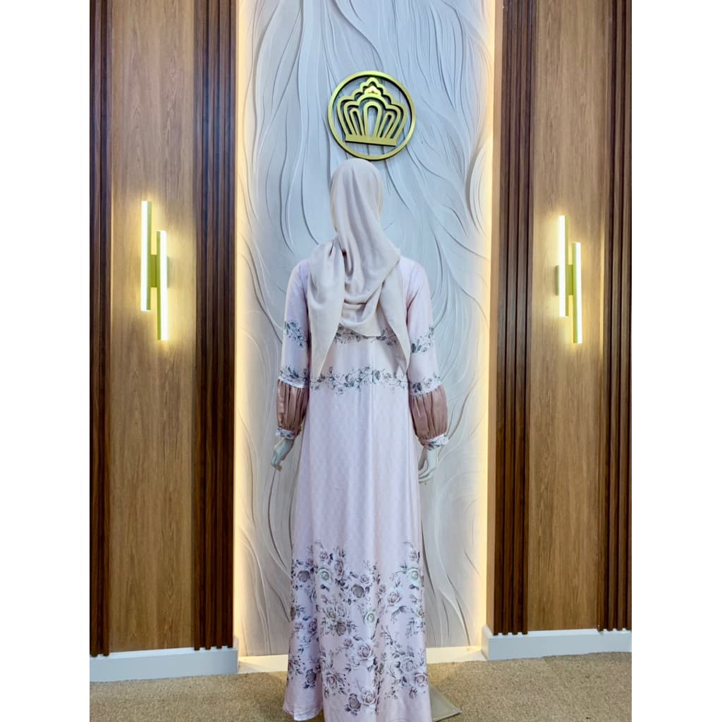 Qoni | Longdress Silk Mareena | Gaun Silk | Gaun Simple | Daily Look | Gaun Elegan | Gaun Premium 8