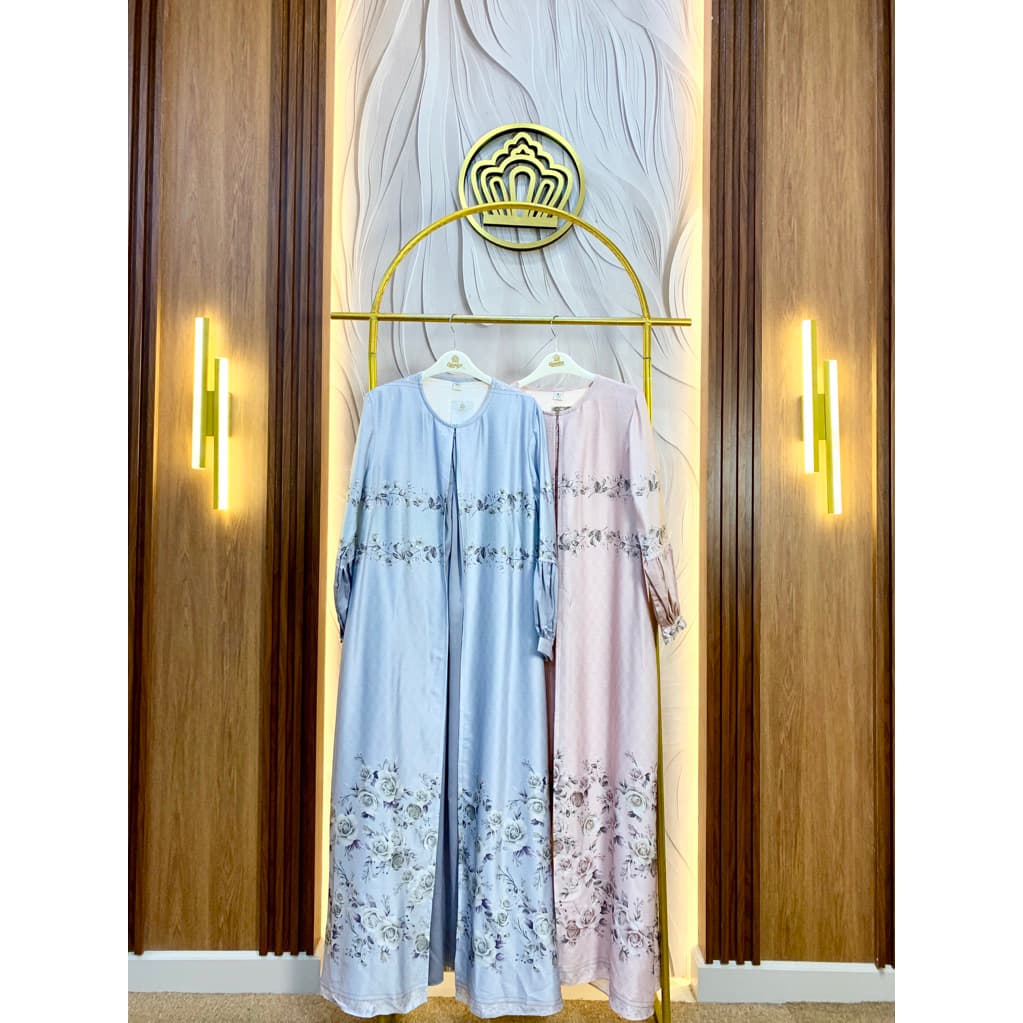 Qoni | Longdress Silk Mareena | Gaun Silk | Gaun Simple | Daily Look | Gaun Elegan | Gaun Premium 9