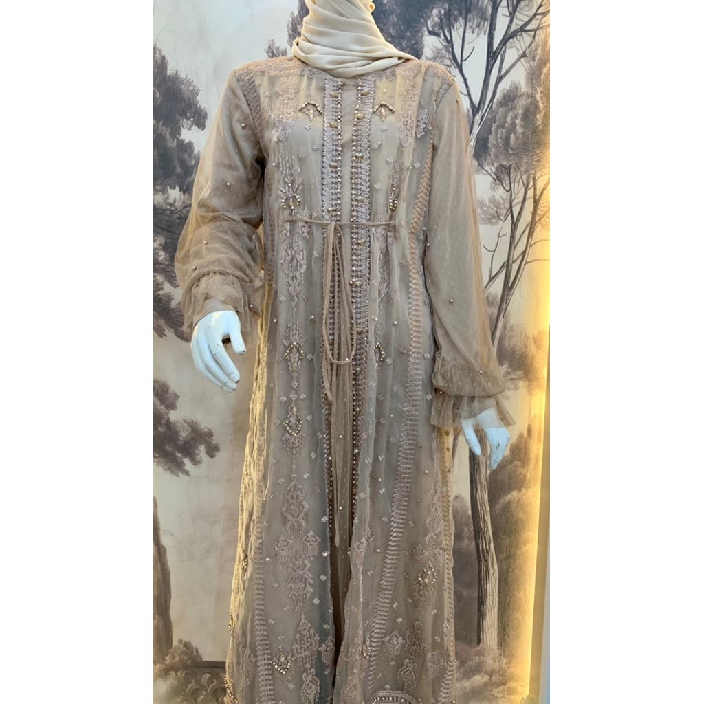 Qoni | Mariana Dress | Gaun Borkat Premium | Gaun Berpayet 4