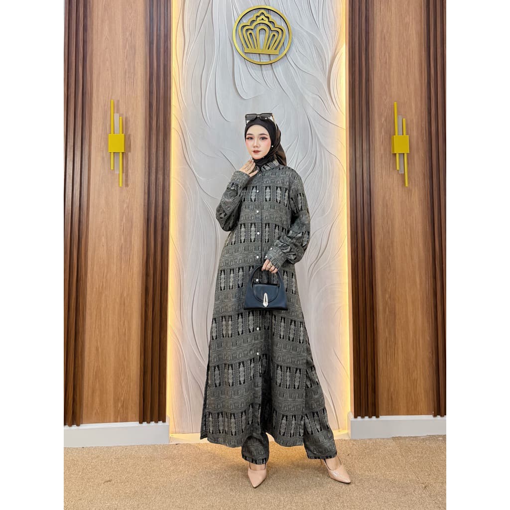 Qoni | One Set Tunic Athifa | Oneset dialy | Busui | Simpel | Elegan | Premium 2
