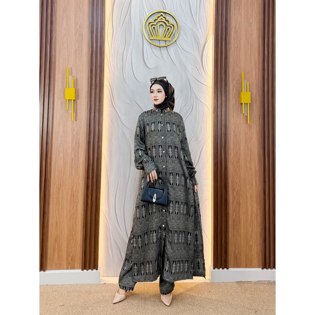 Qoni | One Set Tunic Athifa | Oneset dialy | Busui | Simpel | Elegan | Premium 3